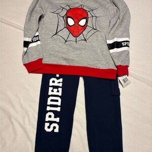 Marvel Spider-Man Gray and Red Kids Matching Set